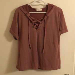 Lace Up Top